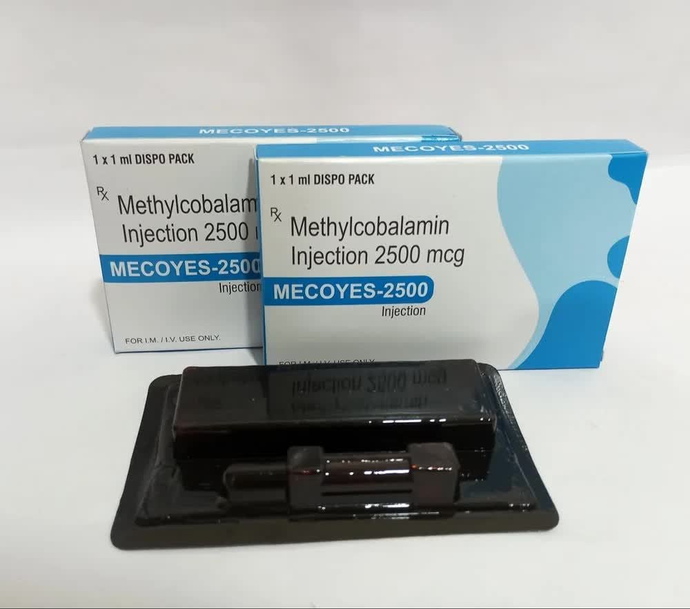 MECOYES-2500 Injection (Methylcobalamin Injection 2500 mcg) in Panchkula at   500 / Box by Kelps Healthcare Pvt Ltd - Justdial