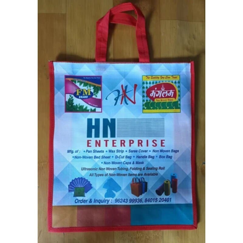 Non Woven Bag Plastic Polythene Printing Custom Non Woven Printed