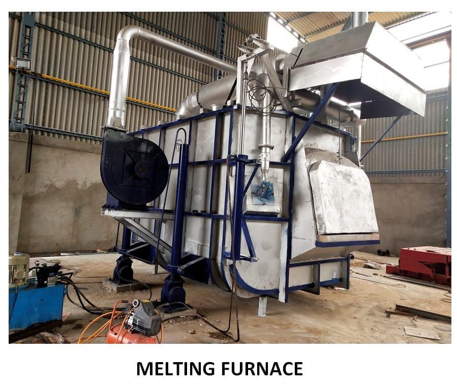 Electric Induction Melting Furnace, mtr Capacity, 415 Volts in