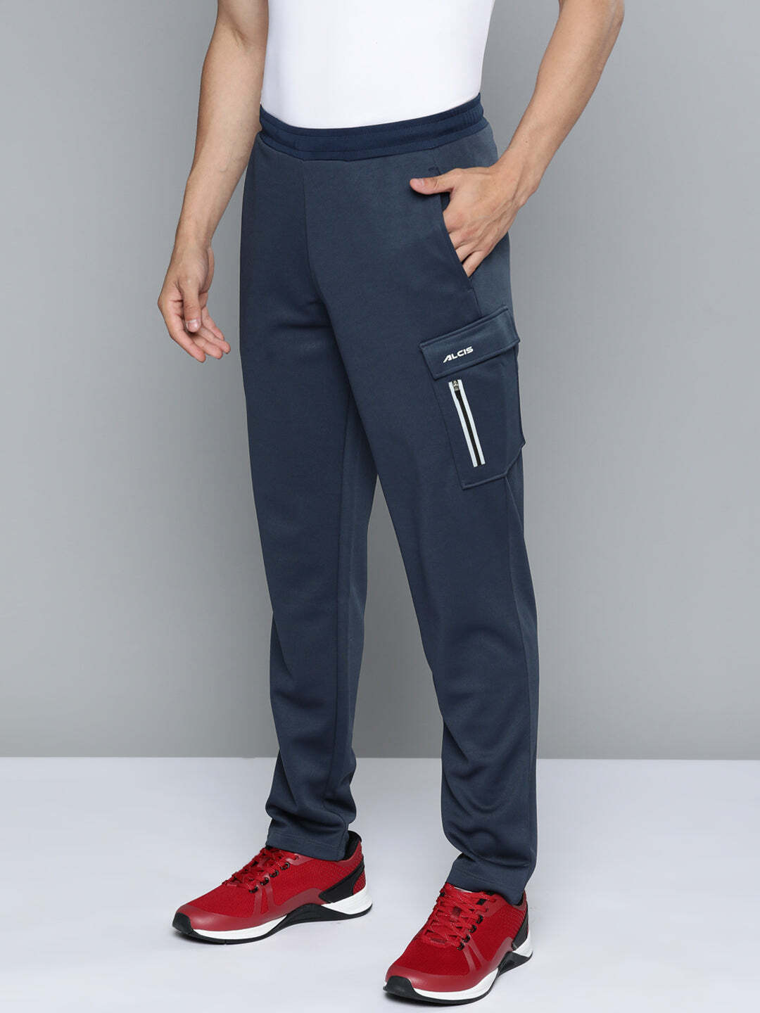 Men Active Stretchable Track Pants XL Navy Blue in Kharar at