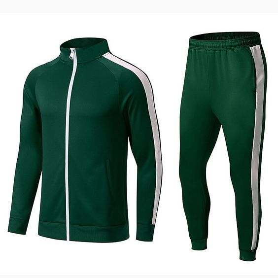 Men Athletic Tracksuit Green XL in Meerut at ₹ 800 Set by