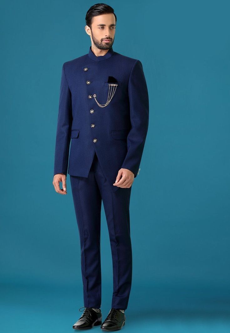 Men Cotton Blue Safari Suit (S-XXL) in Meerut at  1,800 -  12,000 / Set  by Welcome Tailor Designer & Uniform House (Closed Down) - Justdial