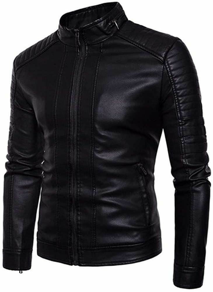 Men Leather Jacket Black M-XXL in Ambala at ₹ 2,500 ₹ 4,500