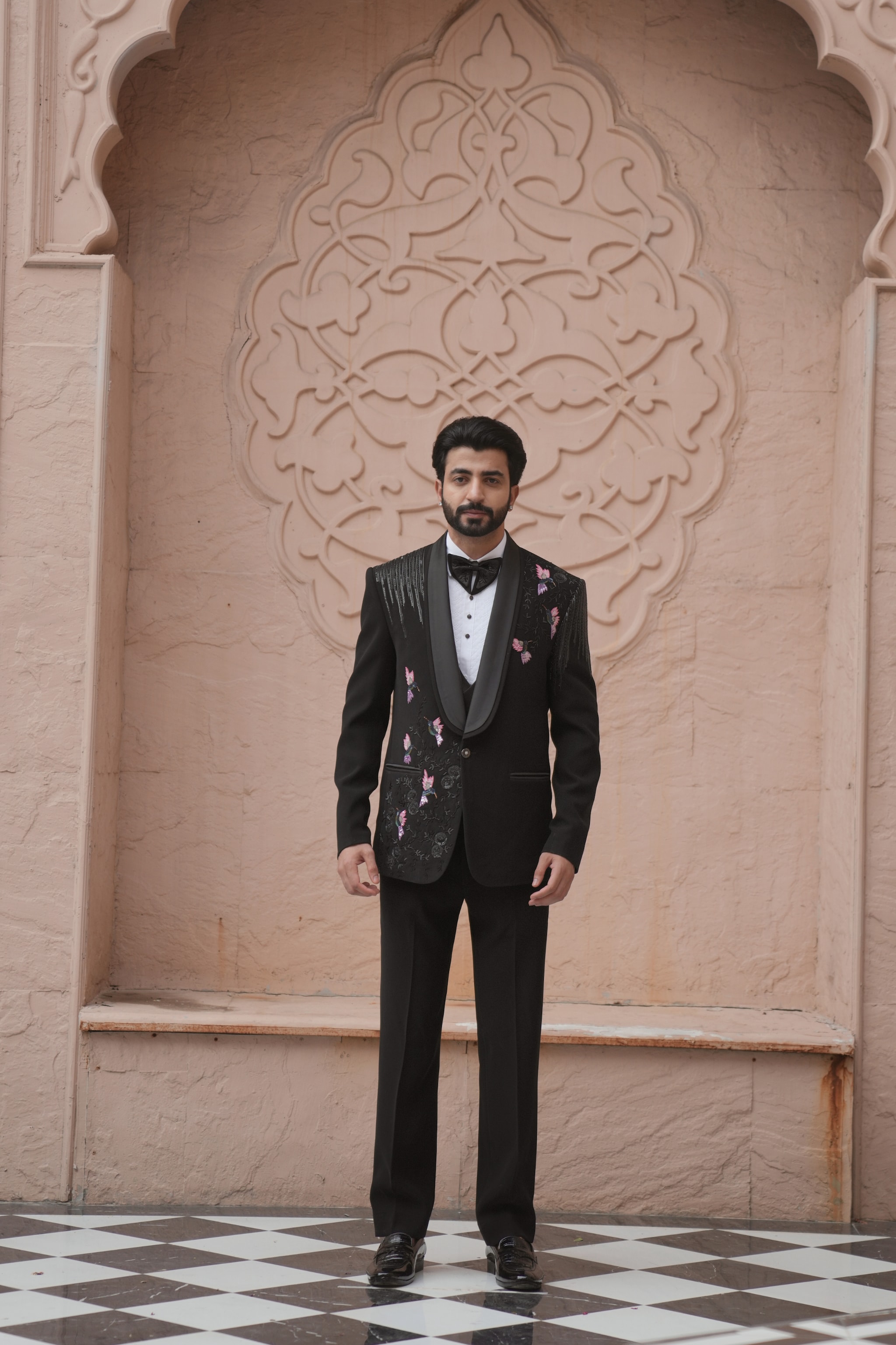 Men's Cotton Embroidered 5-Piece Suit Set S-XXL in Mumbai at