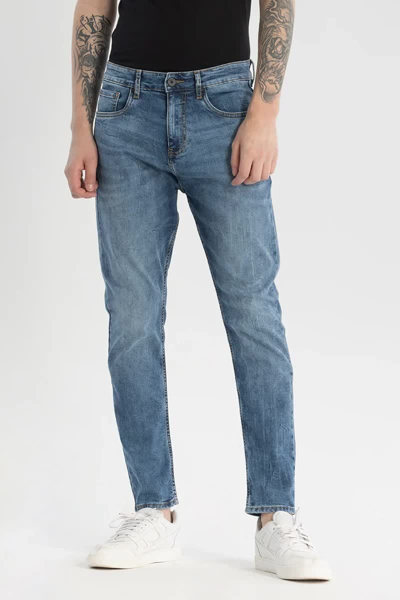 Men's Denim Slim Fit Jeans Blue (S to XL) in Ludhiana at ₹ 100