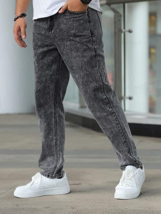 Slim Fit Jeans Pants Blue Mens Colored Stretch Jeans Men's