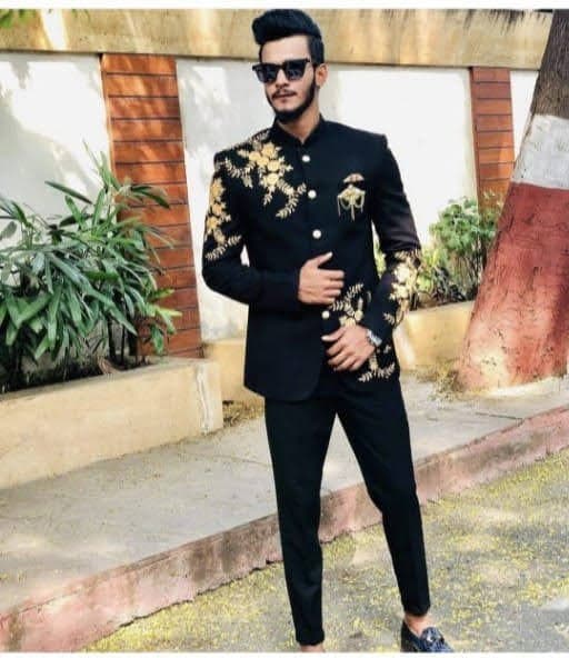 Men's Designer Embroidered Jodhpuri Suit in Meerut at ₹ 12,500