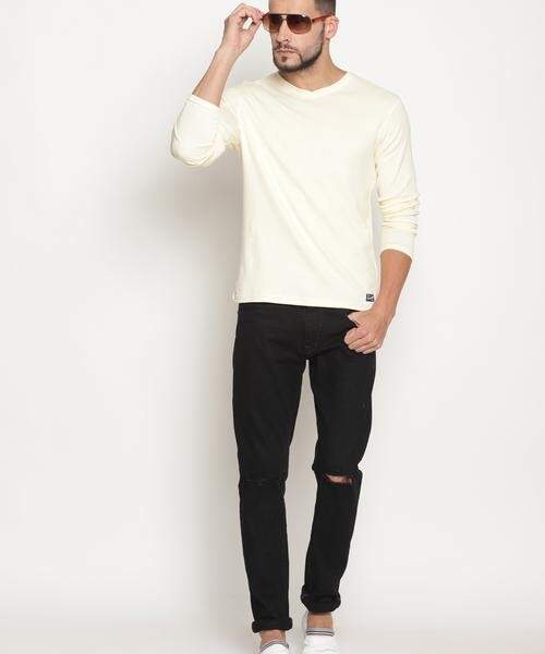 Men's Full Sleeve Off-White V-Neck in Tirupur at ₹ 743 Unit by