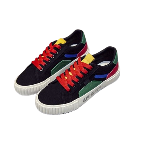 Men's PU Lace Up Canvas Shoes Multicolor (Size To 10) in Agra at