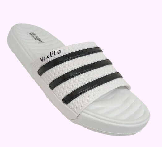 Men Slipper EVG 1270 WHITE BLACK 6X9 in Delhi at ₹ 125 Pair