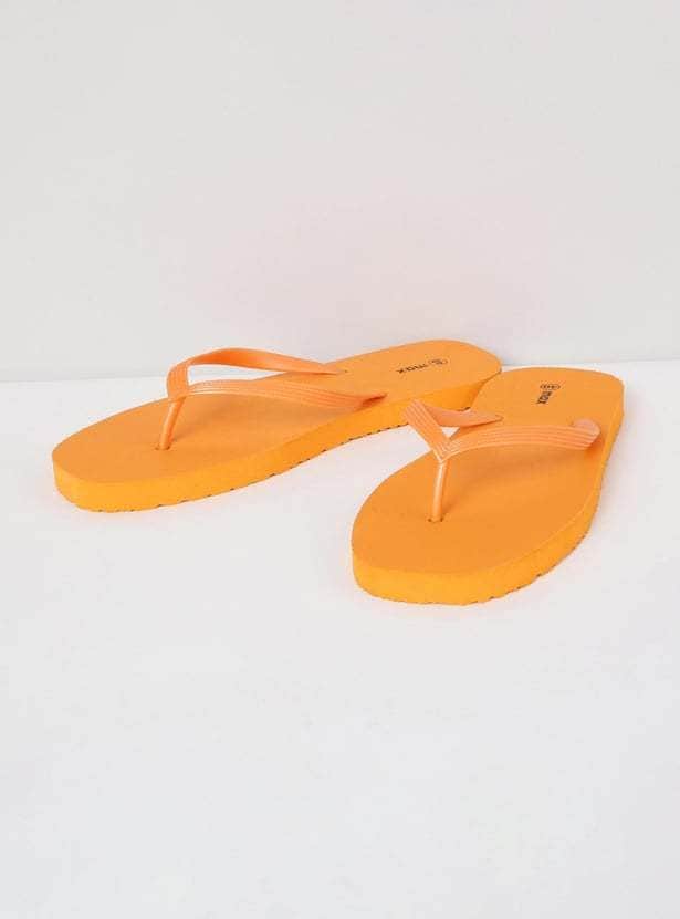 Mens Flip Flop Slippers (Orange) in Gorakhpur at ₹ 150 ₹ 200
