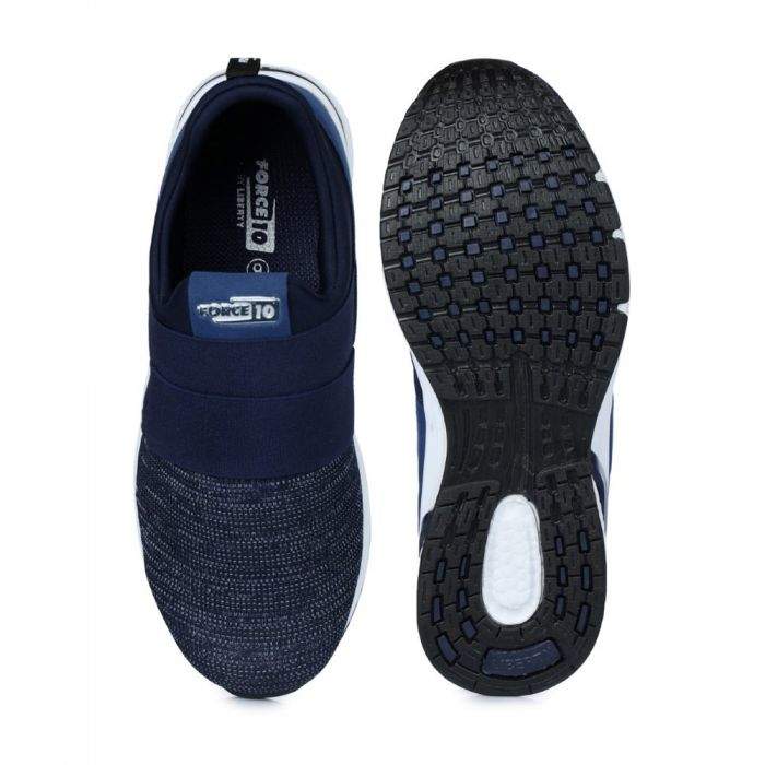 Liberty Force 10 Non Lacing Men's Sports Shoes (RUNN 1,Blue, UK