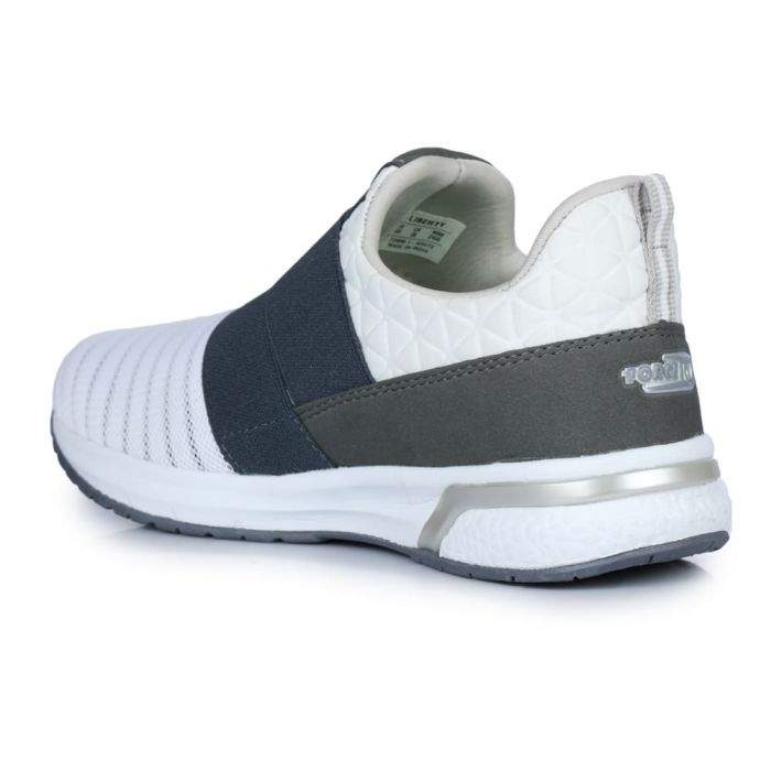 Liberty Force 10 Non Lacing Men's Sports Shoes (TOMM 1,White, UK