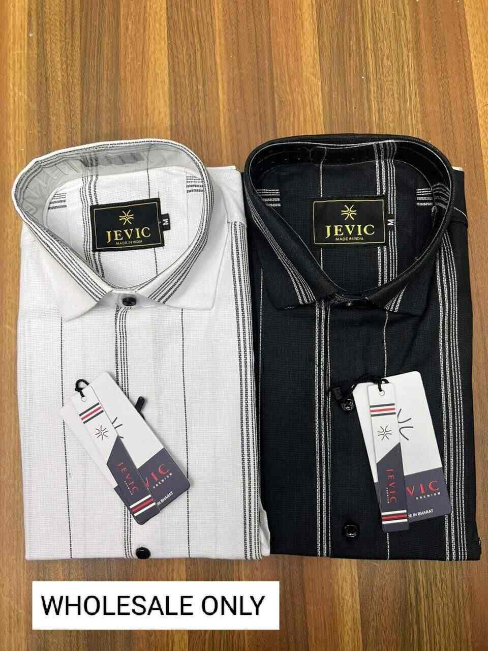 Mens shirt wholesale black and white in Mumbai at ₹ 335 Pc by