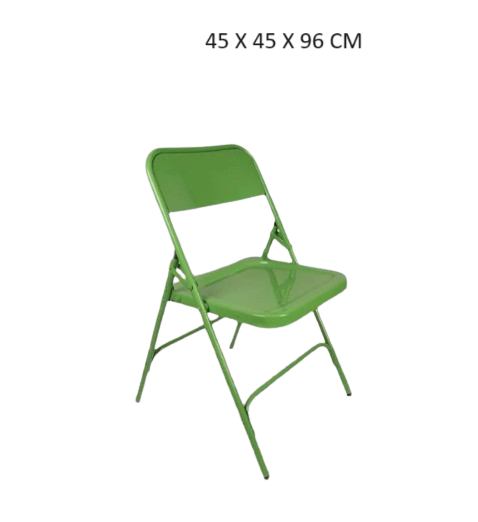 Metal Folding Chair Green 45 X 45 X 96 CM in Delhi at ₹ 500