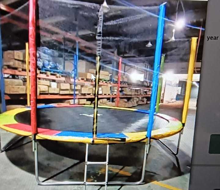 Metal Kids Jumping Trampoline 16ft Behsnesh, For Household in