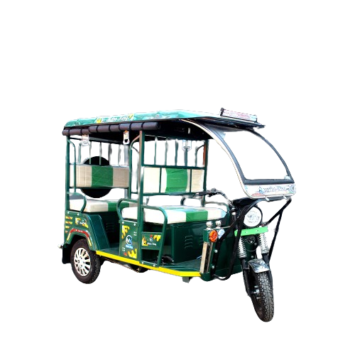 Metro King SS Battery Operated Electric Rickshaw (Green, 5-Seater