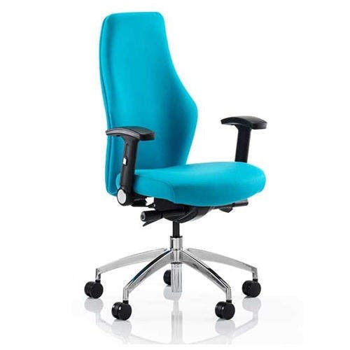 Meghdoot Steel Furniture Blue High Back Executive Chair MHB-21 in