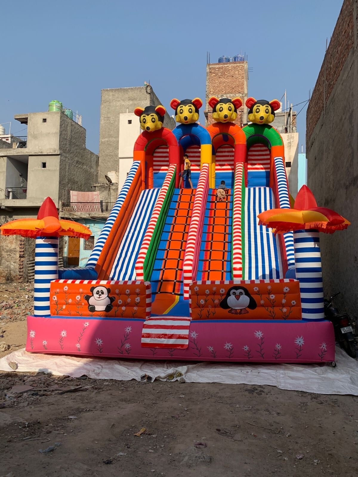Mickey Mouse Jumping Sliding Bounce, Size -18/26 Feet in Delhi at