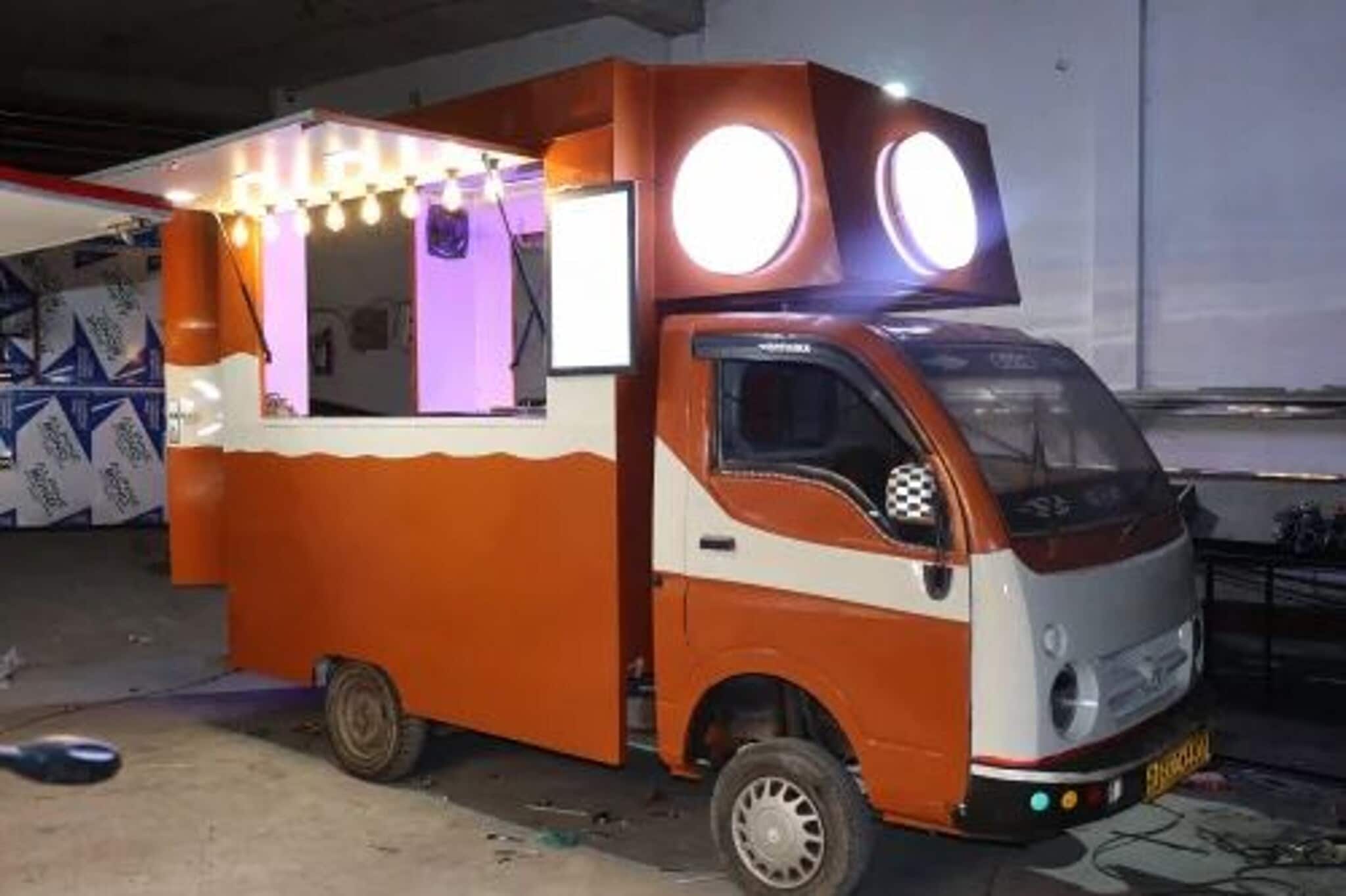 Mild Steel Modular Food Van On Tata Ace x x Feet in Rohtak