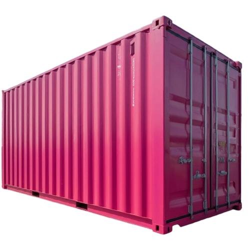 Mild Steel Shipping Container Pink 20x8 Feet in Rangareddy at 