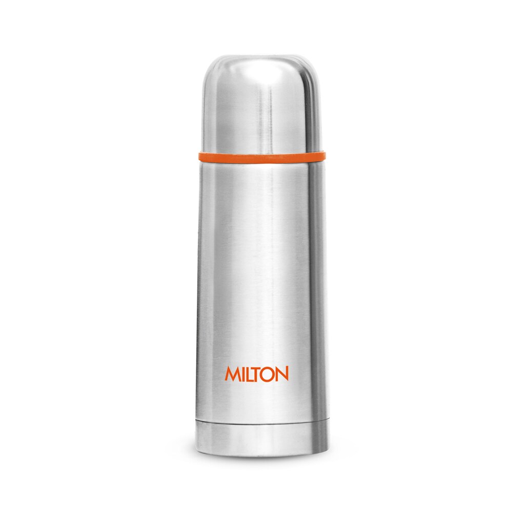 MILTON Thermosteel With Flip Lid Stainless Steel Water Bottle (350