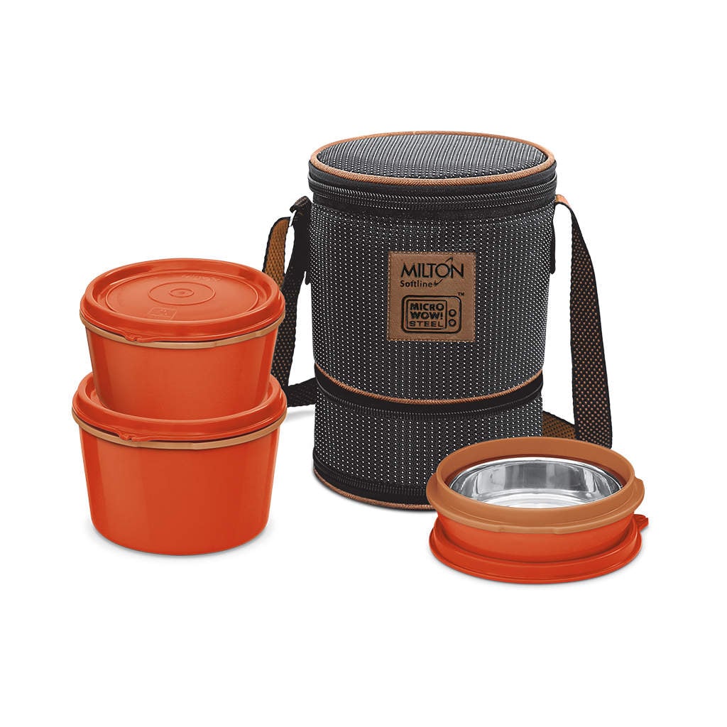 MILTON Flexi Tiffin Container (Orange) in Mumbai at ₹ 1,163 - Main Image