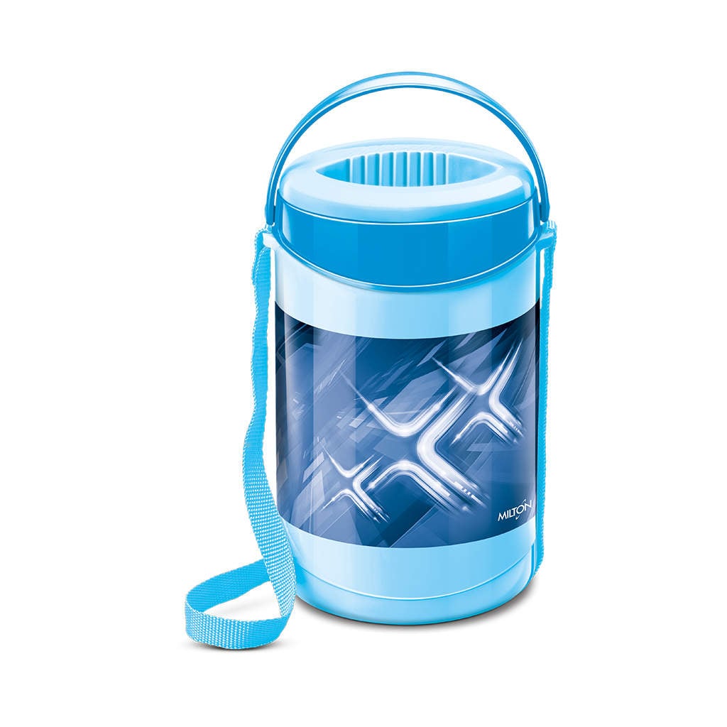 MILTON Econa Deluxe Lunch Box, Blue Container in Mumbai at