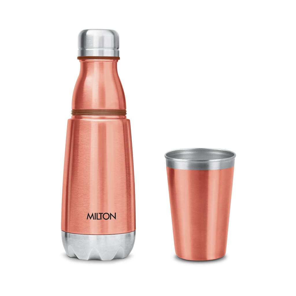 MILTON Vertex Steel, Rosegold 500 ml Water Bottle in Bangalore
