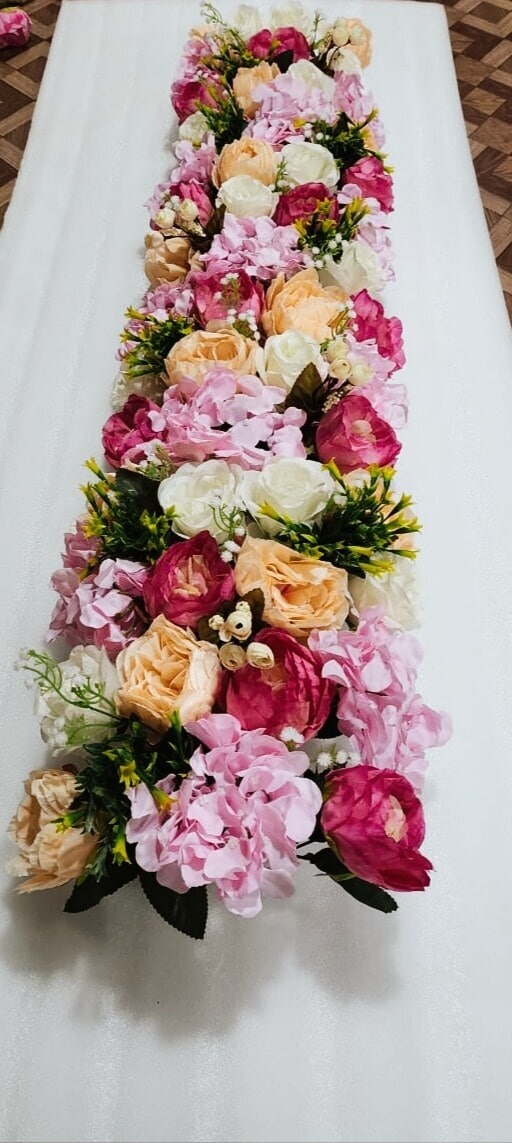 Artificial Flower Floral Jewellery On Rent Mix Flower Combined