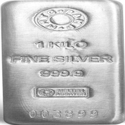 MMTC-PAMP KG CASTED SILVER BAR in Chennai at