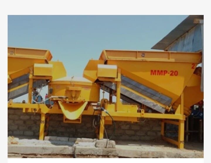 MMP Series Mobile Concrete Batching Plant, 60 m3/hr Capacity, Mild ...