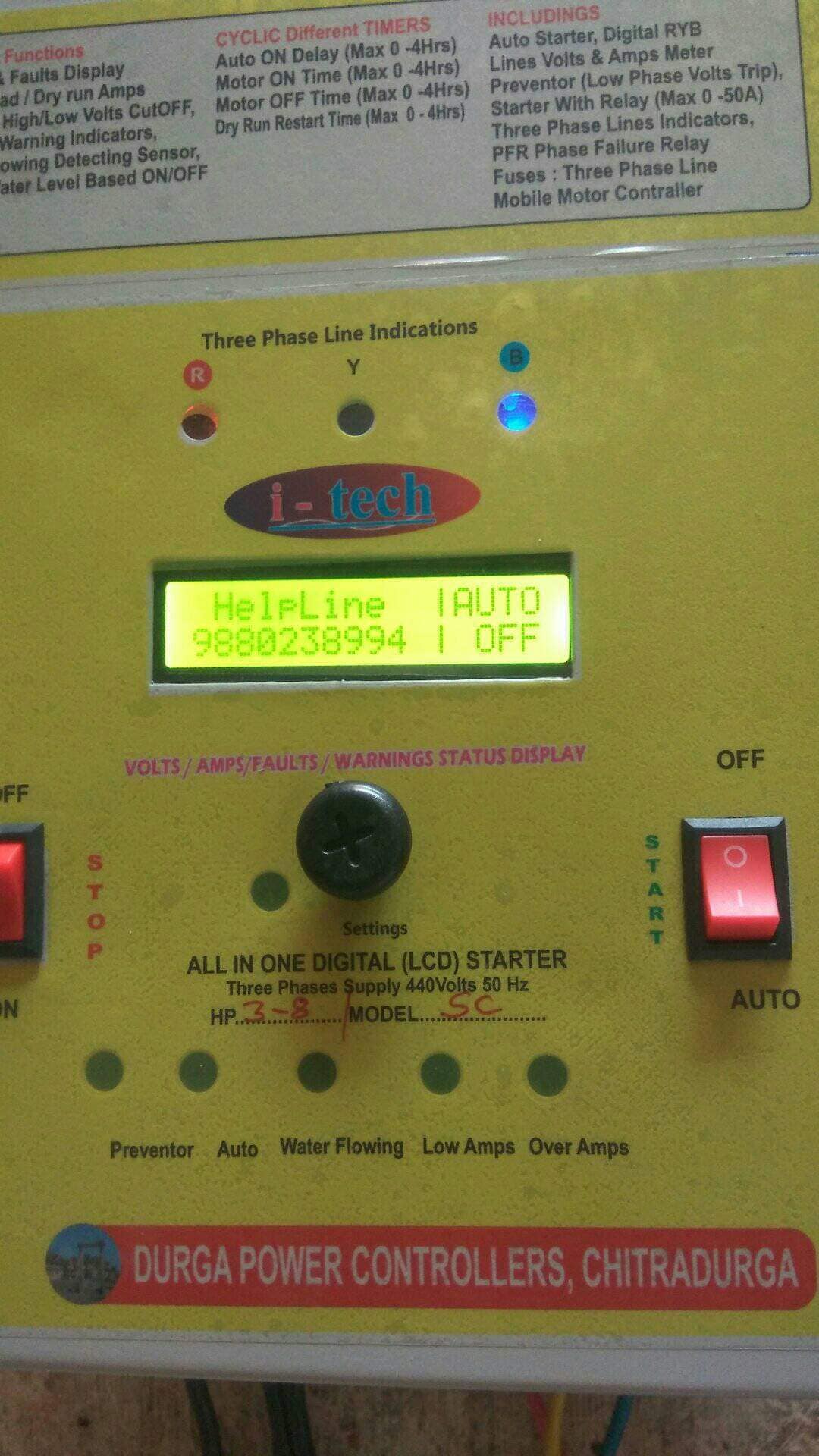 I Tech Digital Mobile Phone Starter Controller (All in One) in