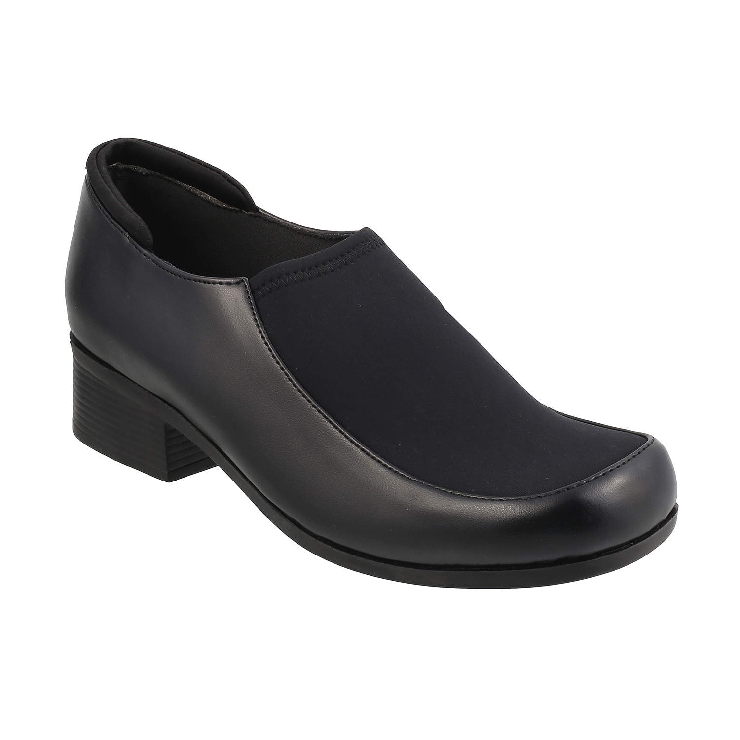 Mochi Shoes Black Formal Ladies Shoes Mochi Women's Black Formal Shoes