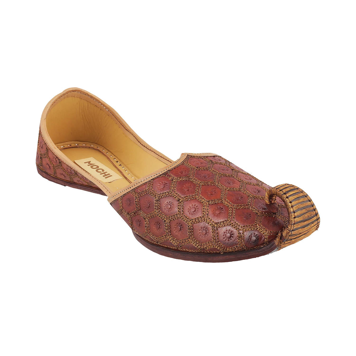 MOCHI Brown Ethnic Mojaris Brown 40 in Fatehpur-Uttar-Pradesh at