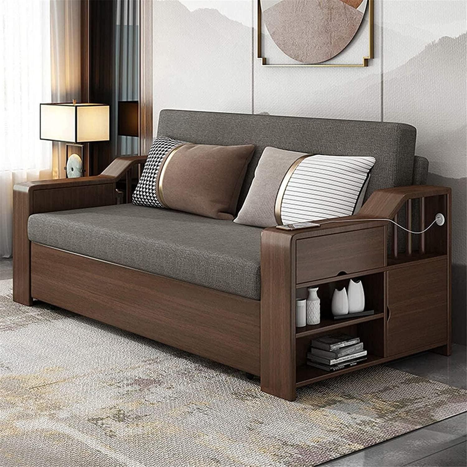 Modern Designer Wooden Sofa Cum Bed in Hyderabad at ₹ 33,000