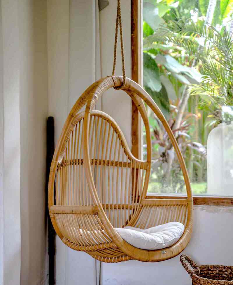Modern Handcrafted Cane Swing 36x24x16 Inch in Delhi at ₹ 2,000