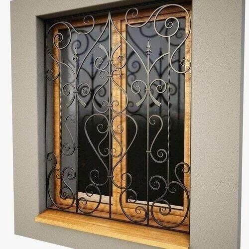 Modern Iron Window Grill in Jaipur at ₹ 80 ₹ 200 Kg by D K