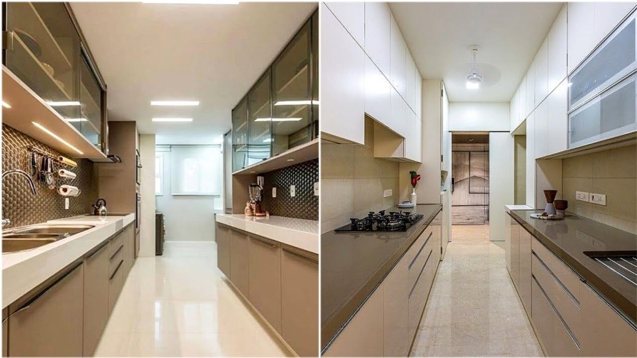 Modern Parallel Modular Kitchen With A Quartz Countertop in Pune at ...