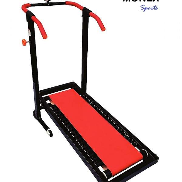 Monex Manual Jogger Treadmill Roller Jogging Machine For Home Foldable Tread Mill Multifunction Walking and Jogging Gym Running Exercise Machines