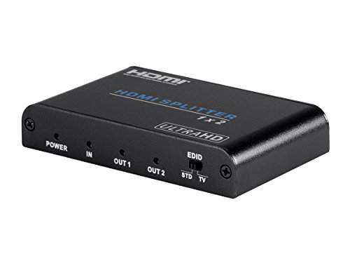 Download Buy Monoprice Blackbird 4k Pro 1x2 Hdmi Splitter Black 4k 30hz Hdcp 2 2 Compliant 3d Frame Sequential Video Support Dolby Truehd Support Features Price Reviews Online In India Justdial