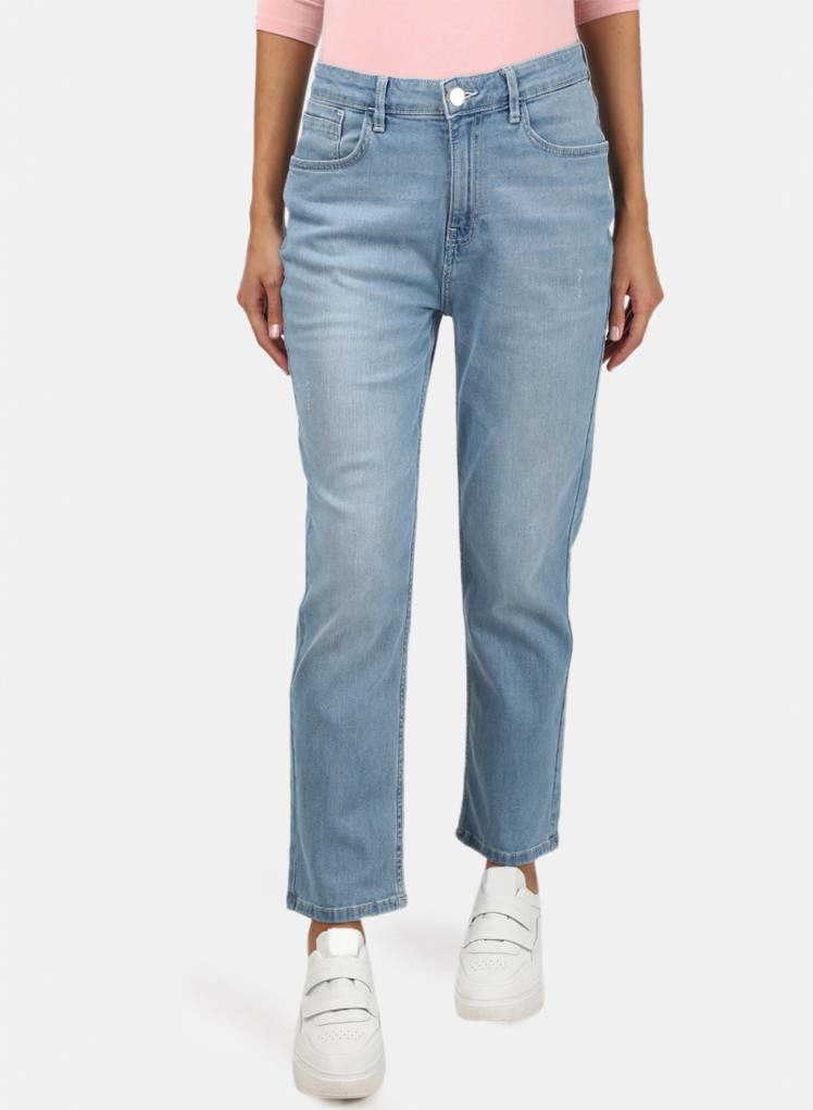Monte Carlo Womens Blue Regular Denim 