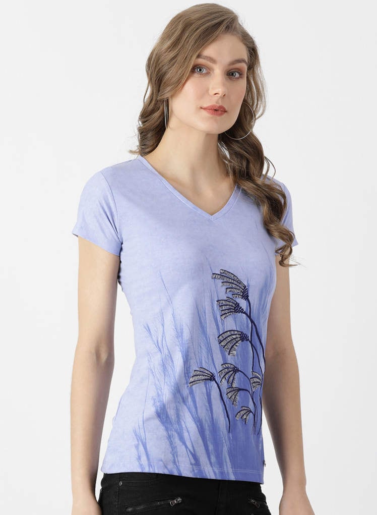 Half Sleeve Monte Carlo Thermal Wear For Ladies Monte Carlo Blue