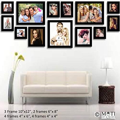 Buy Motiart 13 Pc Black Photo Frame Wall Collage 13 Pieces Black Features Price Reviews Online In India Justdial