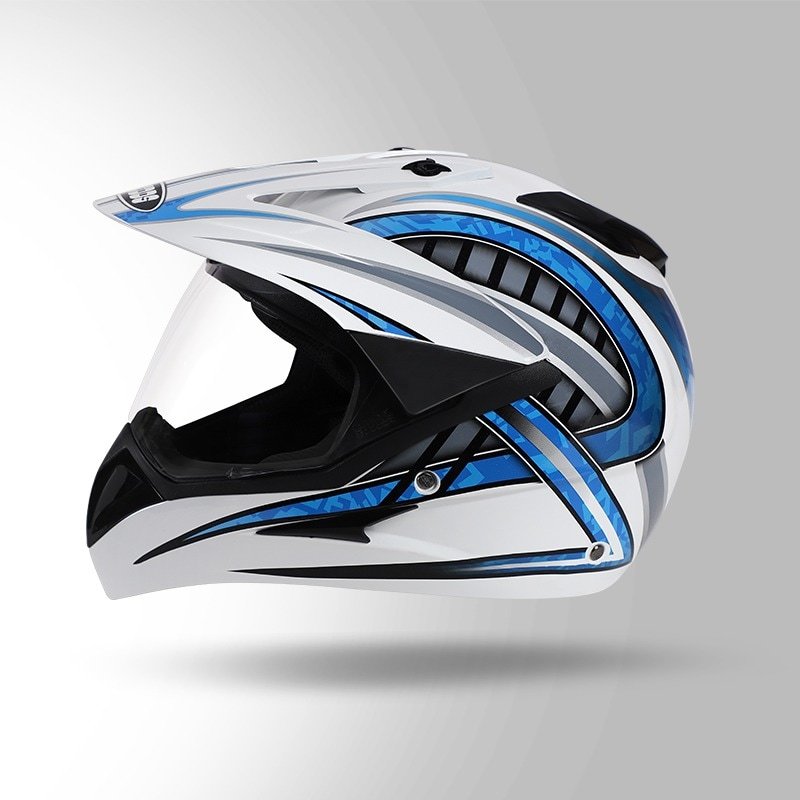 Studds Motocross D2 Decor With Visor Off Road Full Face Helmet