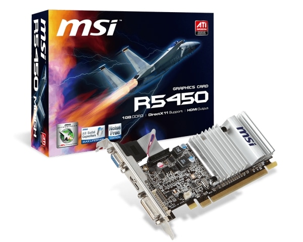 MSI R Series R5450-MD1GD3H/LP DDR3 Graphic Card in Hyderabad at