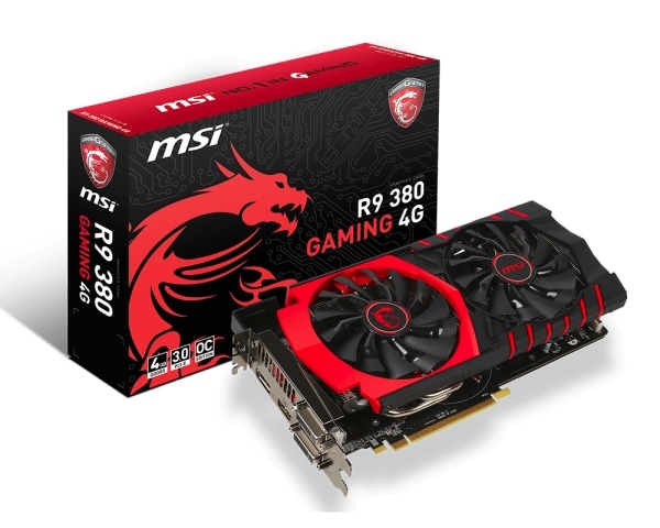 MSI R Series R9 380 GAMING 4G GDDR5 Graphic Card (190 W) in Bhopal