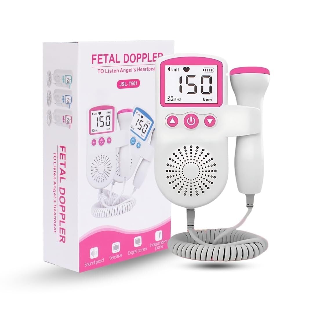 Dr Yonimed Digital Fetal Doppler Portable Baby Heartbeat Monitor