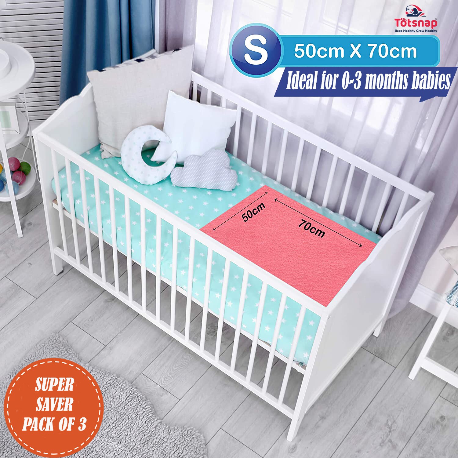 Baby Bed Shield Sheet Multicolor in Delhi at ₹ 37 ₹ 100 Pc