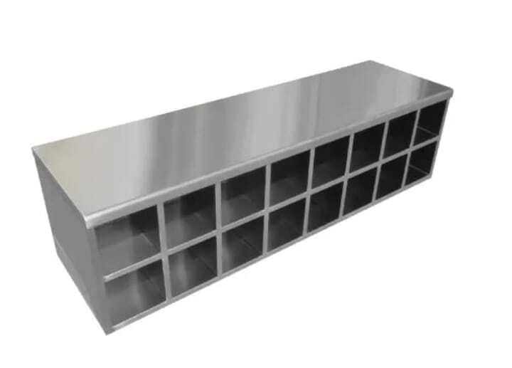 Stainless steel Shoe rack cabine in Ahmedabad at ₹ 3,000